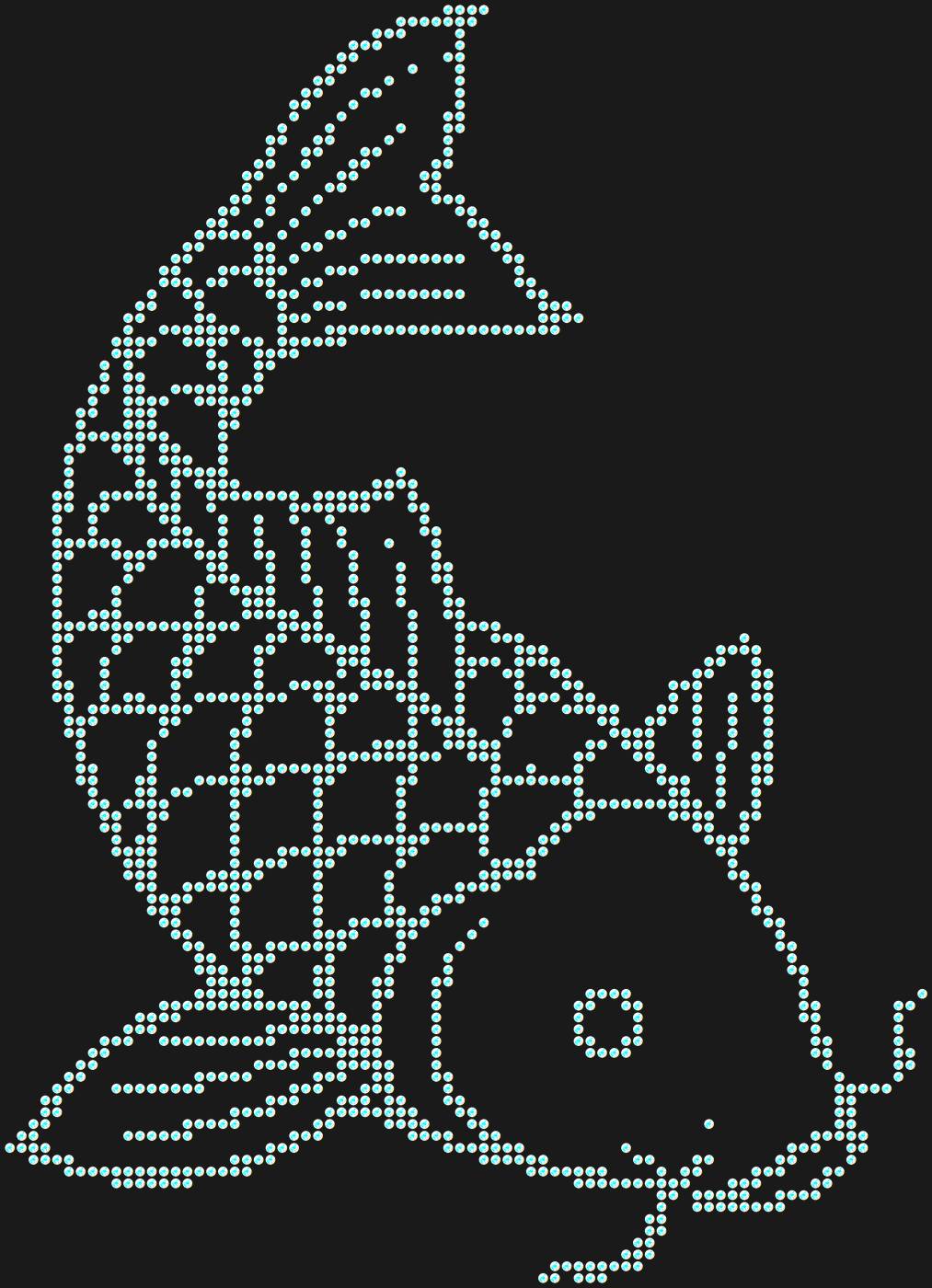 Трафарет Koi carp — CARP1