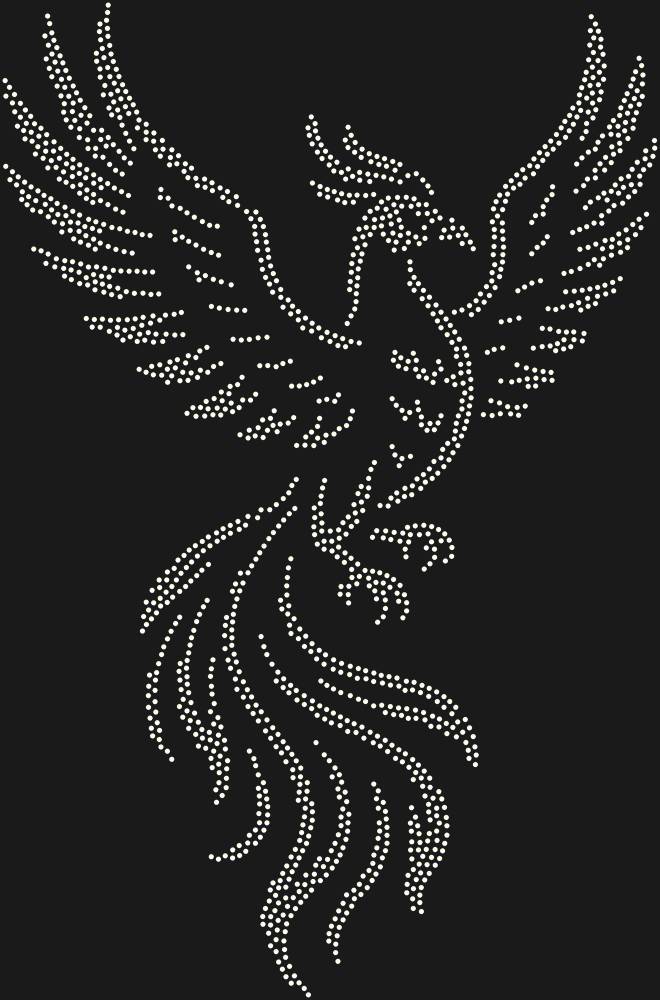 Трафарет Phoenix bird — RHT_FENIX1_SS12_CRYSTAL_AB