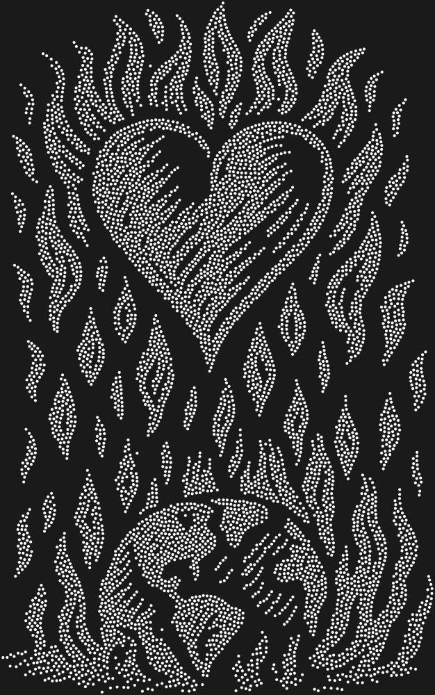 Трафарет Heart — RHT_HEARTFIRE1_SS8_CRYSTAL_CLEAR