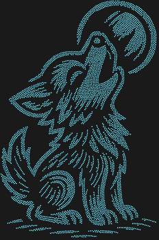 Шаблон «Маленький оборотень», сияющий 4629 стразами — это таинственный шепот ночи, застывший в блеске, который расскажет историю озорного обаяния и лунного колдовства.