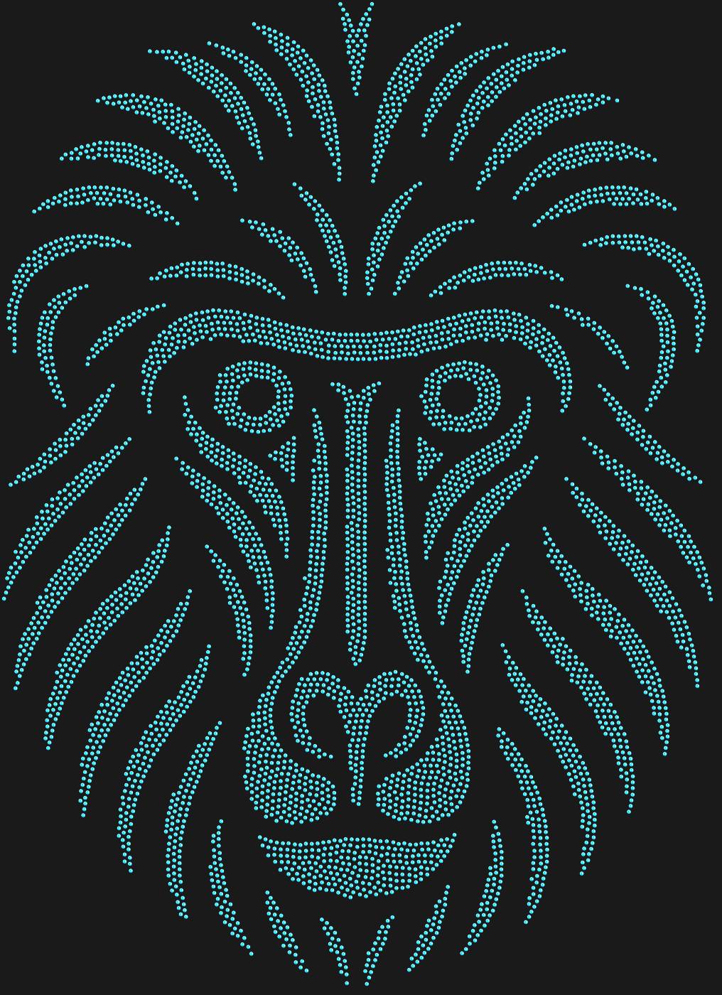 Трафарет Маска Обезьяна-Павиан - Африка — MONKEYMASK2