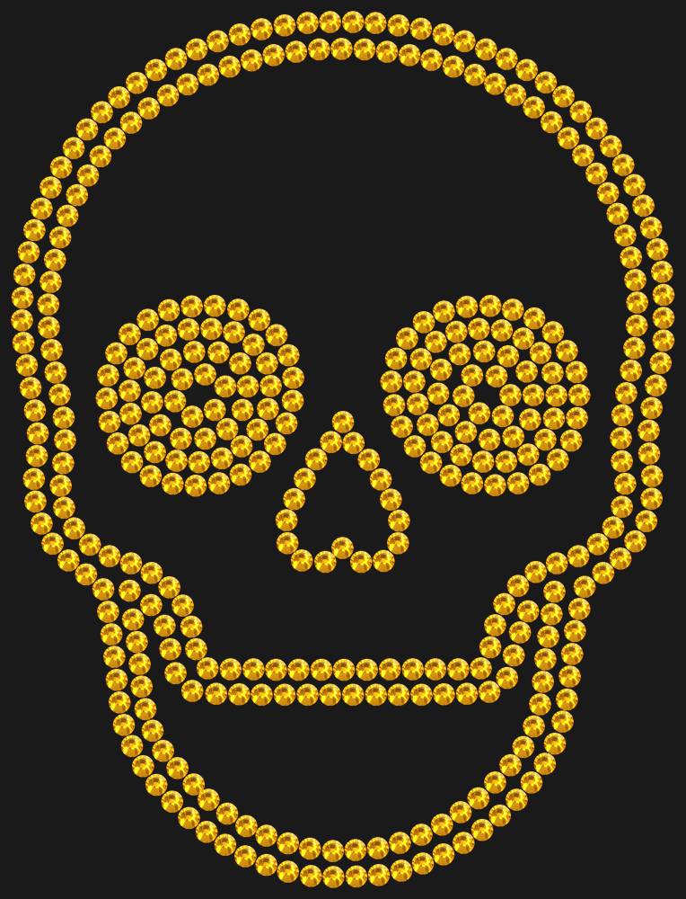 Трафарет Skull — RHT_SCULL2_SS16_TOPAZ
