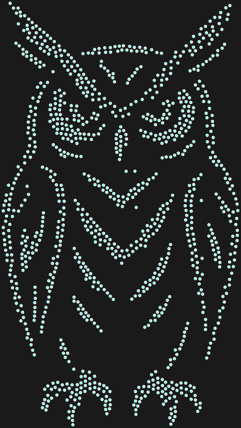 Трафарет Филин — EAGLEOWL1