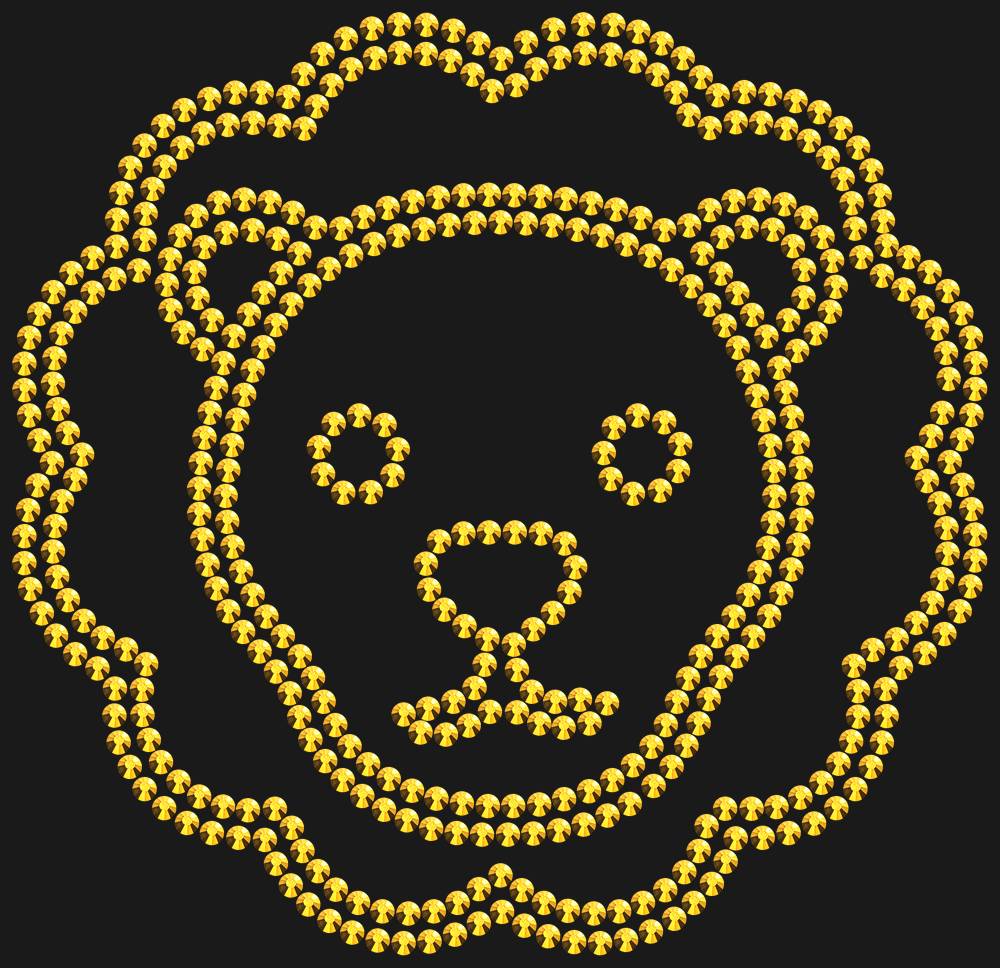 Трафарет Leo — RHT_LION2_SS16_GOLD