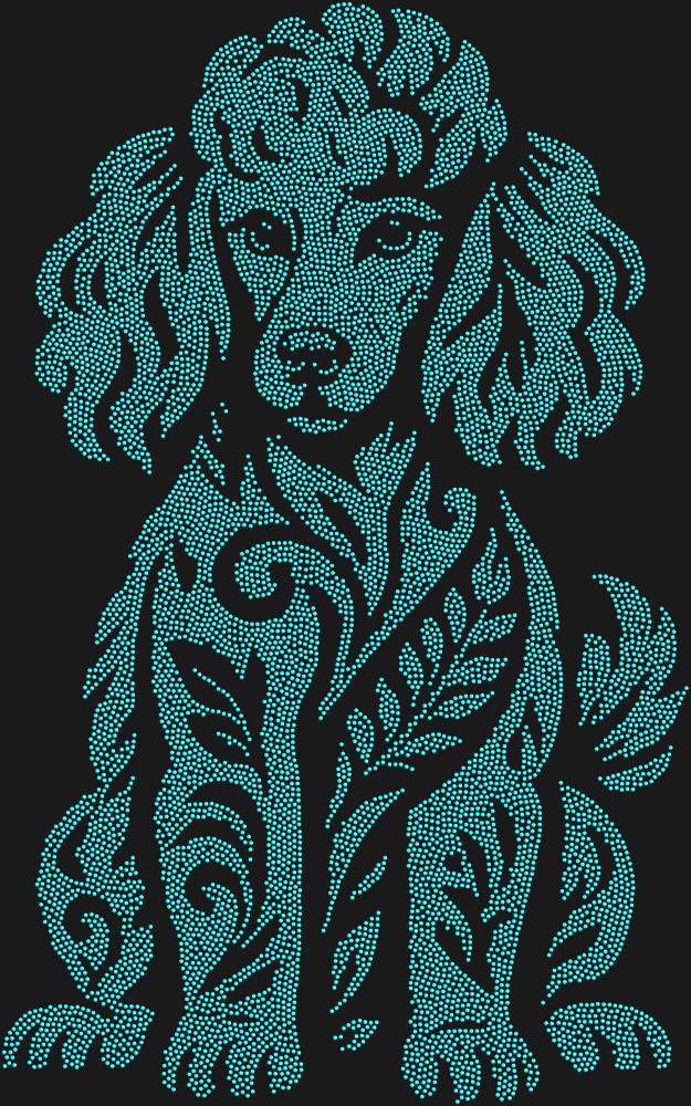 Трафарет Poodle — RHT_POODLE1_SS5_AQUAMARINE