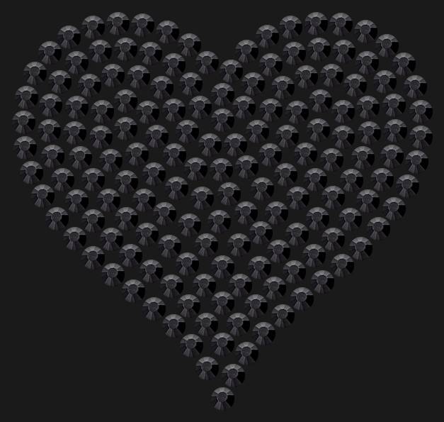 Трафарет Heart average — RHT_HEART2_SS10_JET_BLACK