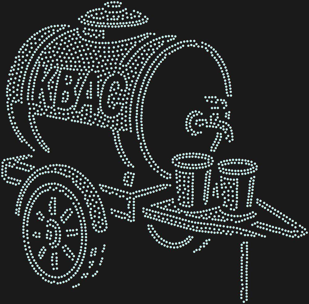 Трафарет Barrel of kvass — RHT_KVASS1_SS10_CRYSTAL_AB_DMC