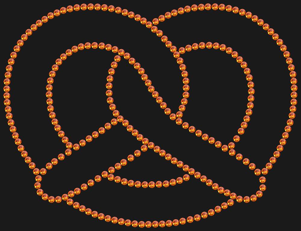Трафарет Pretzel — RHT_PRETZEL1_SS10_RED_VOLCANO