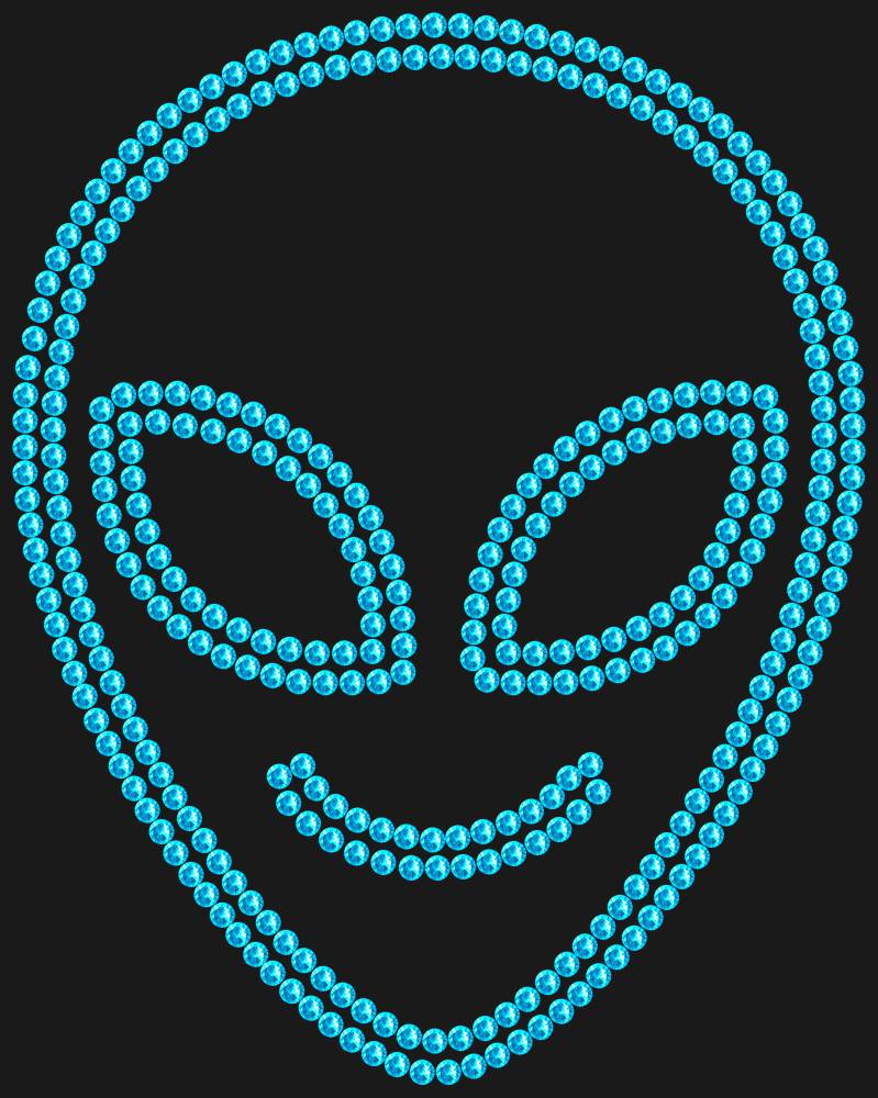 Трафарет Cute alien — RHT_UFO2_SS16_AQUAMARINE