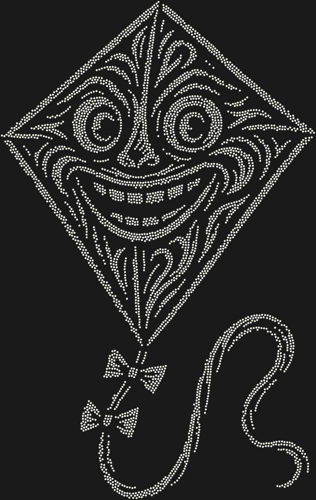 Трафарет Веселый воздушный змей — RHT_KITE1_SS12_CRYSTAL_AB