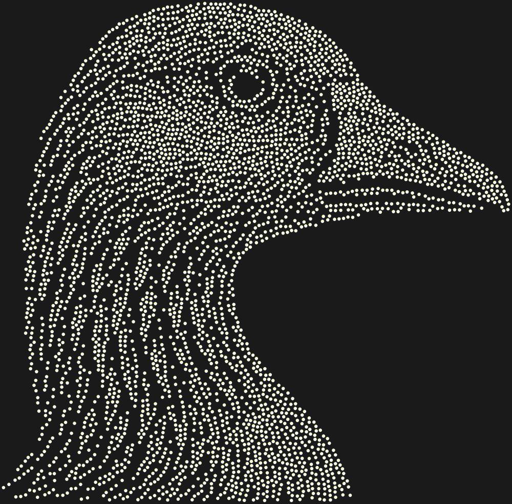 Трафарет Гусь — RHT_GOOSE1_SS6_CRYSTAL_AB