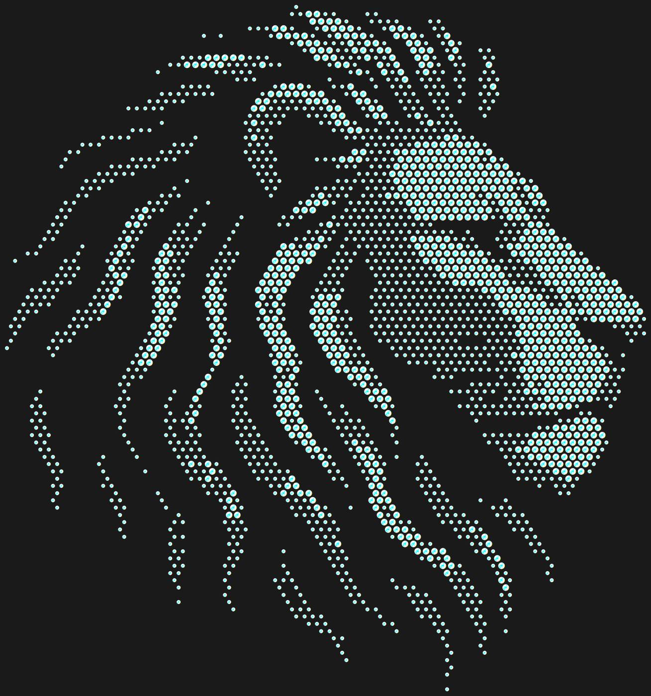 Трафарет Лев в профиль — LIONPROFILE1