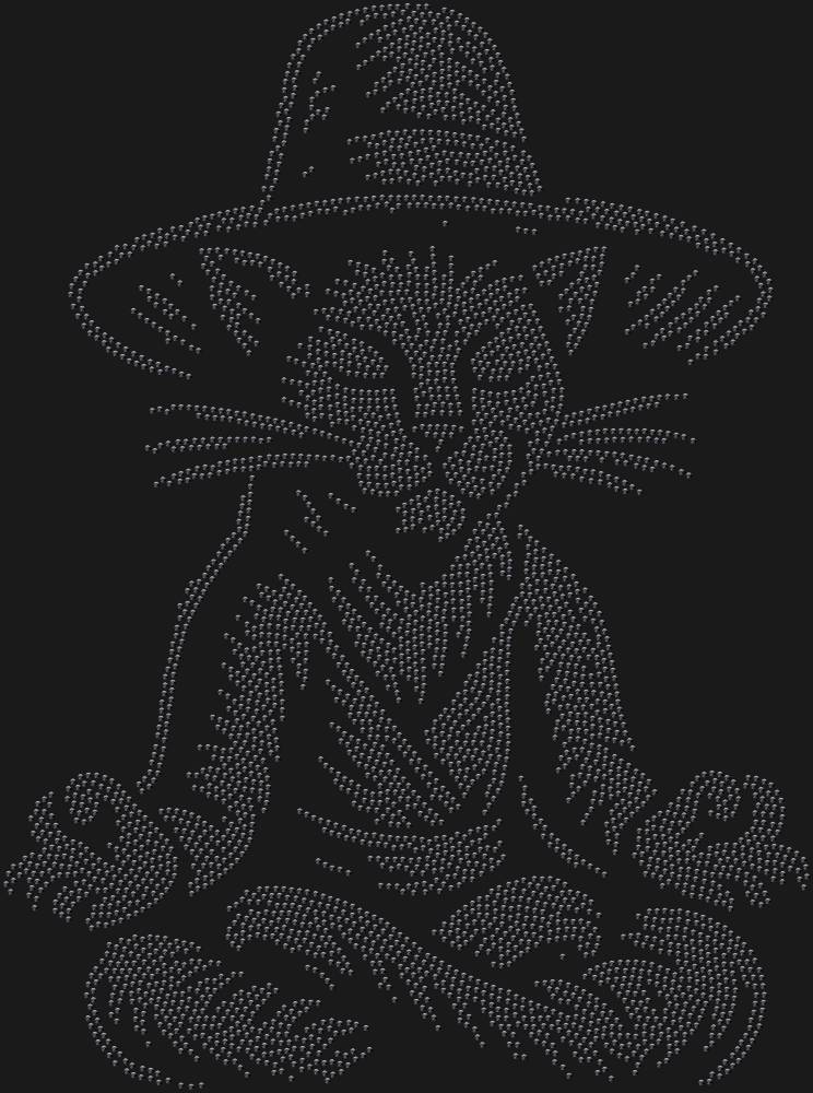 Трафарет Левитирующий кот в шляпе — RHT_CATMEDITATE1_SS20_JET_BLACK