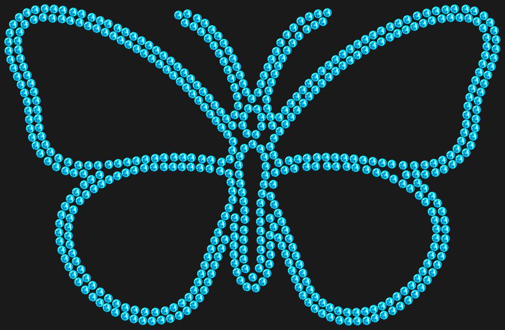 Трафарет Butterfly — RHT_BUTTERFLY1_SS16_AQUAMARINE