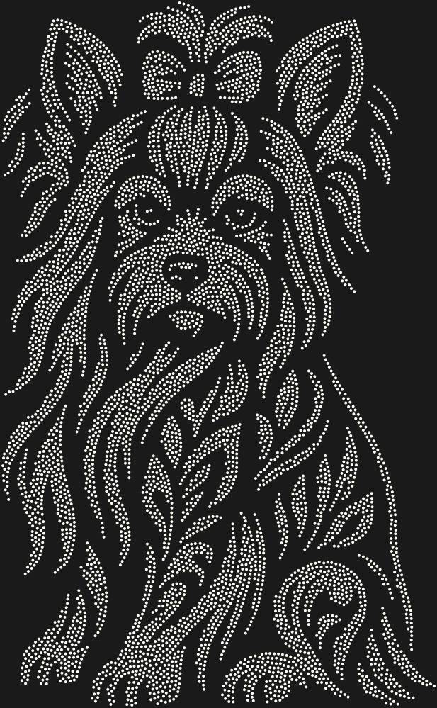 Трафарет Йоркширский терьер — RHT_YORKSHIRETERRIER1_SS20_CRYSTAL_AB