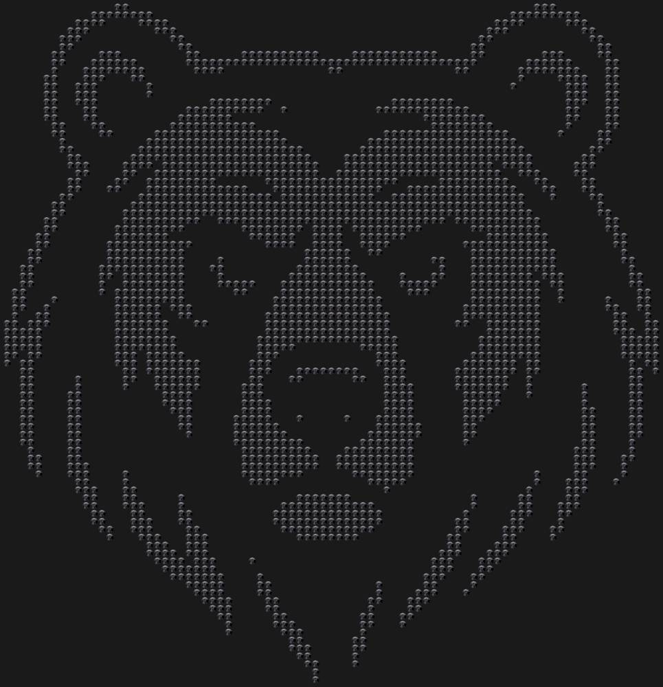 Трафарет Bear — RHT_BEAR1_SS16_JET_BLACK
