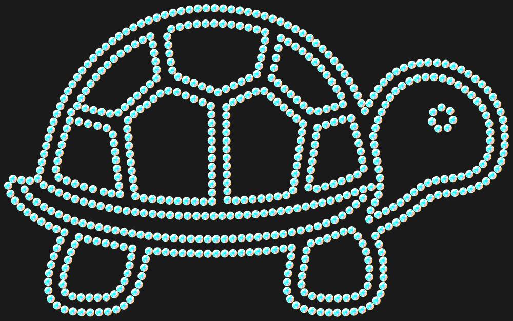 Трафарет Turtle — RHT_TURTTLE1_SS16_CRYSTAL_AB_DMC