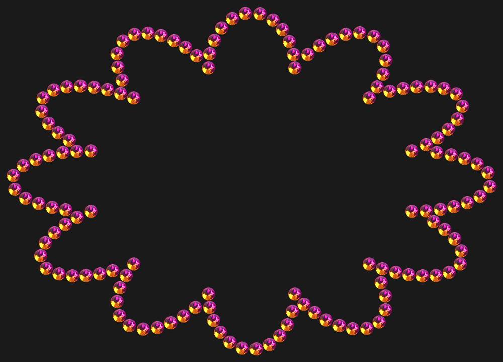 Трафарет Speech bubble — RHT_CLOUD1_SS10_RAINBOW