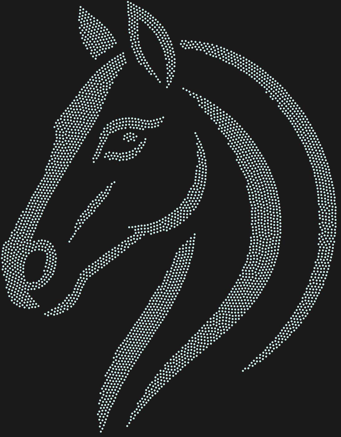 Трафарет Лошадь — HORSE15