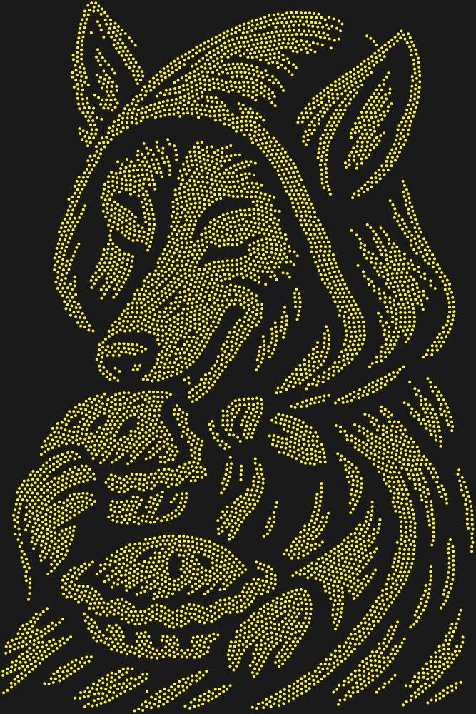 Трафарет Волк в красной шапочке — RHT_WOLFWITHPIE1_SS5_OLIVE