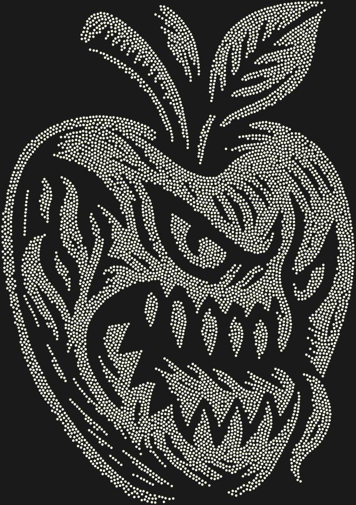 Трафарет Яблоко монстр — RHT_APPLEMONSTER1_SS10_CRYSTAL_AB