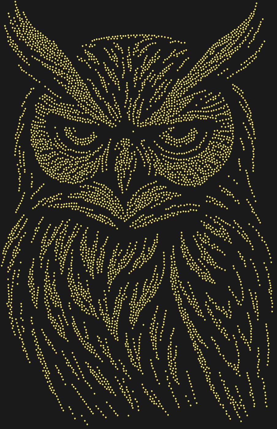 Трафарет Недовольная сова — OWLSURPRISE1