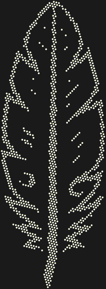Трафарет Pen — RHT_FEATHER1_SS20_CRYSTAL_AB