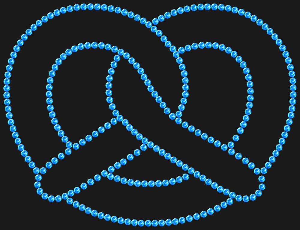 Трафарет Pretzel — RHT_PRETZEL1_SS16_LT_SAPPHIRE