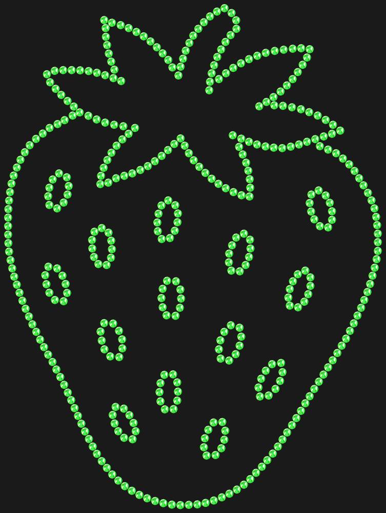 Трафарет Strawberry — RHT_STRAWBERRY2_SS10_LT_PERIDOT