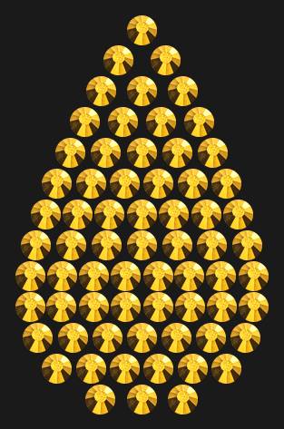 Трафарет Mini drop — RHT_DROP1_SS10_GOLD