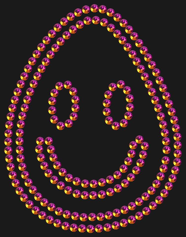 Трафарет A smile in a drop — RHT_SMILE4_SS10_RAINBOW