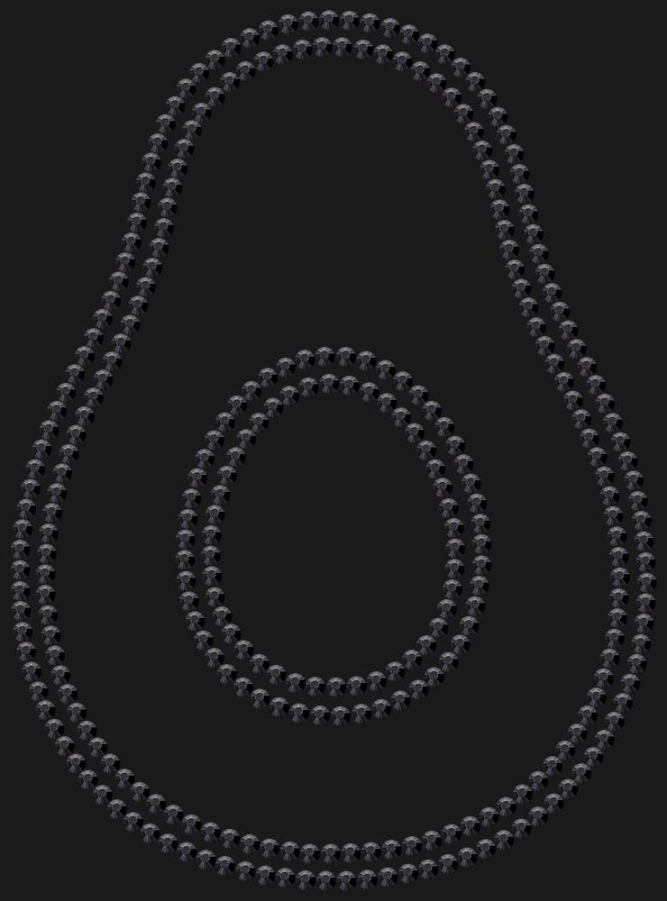 Трафарет Avocado — RHT_AVOCADO1_SS10_JET_BLACK
