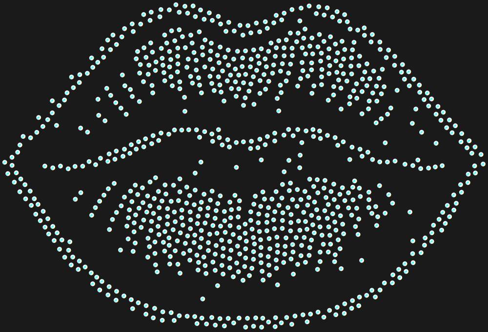 Трафарет Lips — RHT_LIPS2_SS16_CRYSTAL_AB_DMC