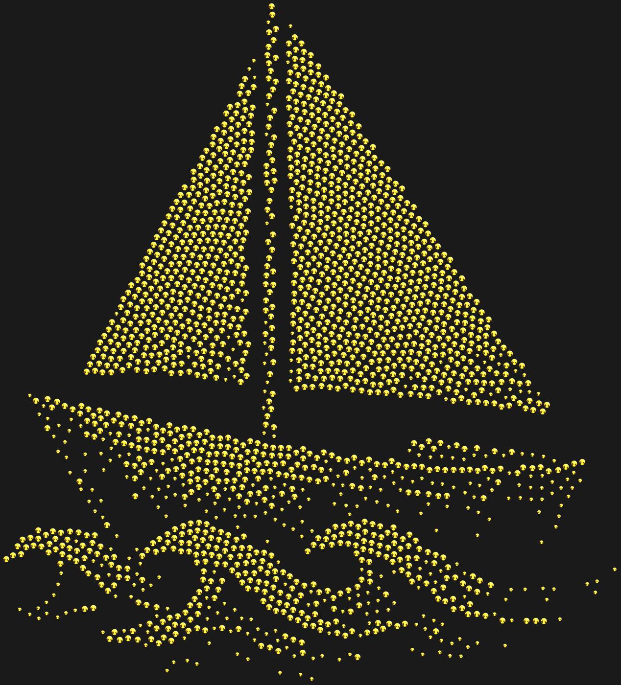 Трафарет Яхта — YACHT2