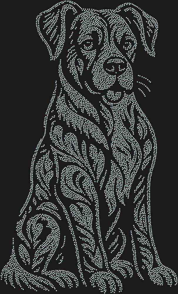 Трафарет Боксер — RHT_BOXER1_SS10_CRYSTAL_AB_DMC
