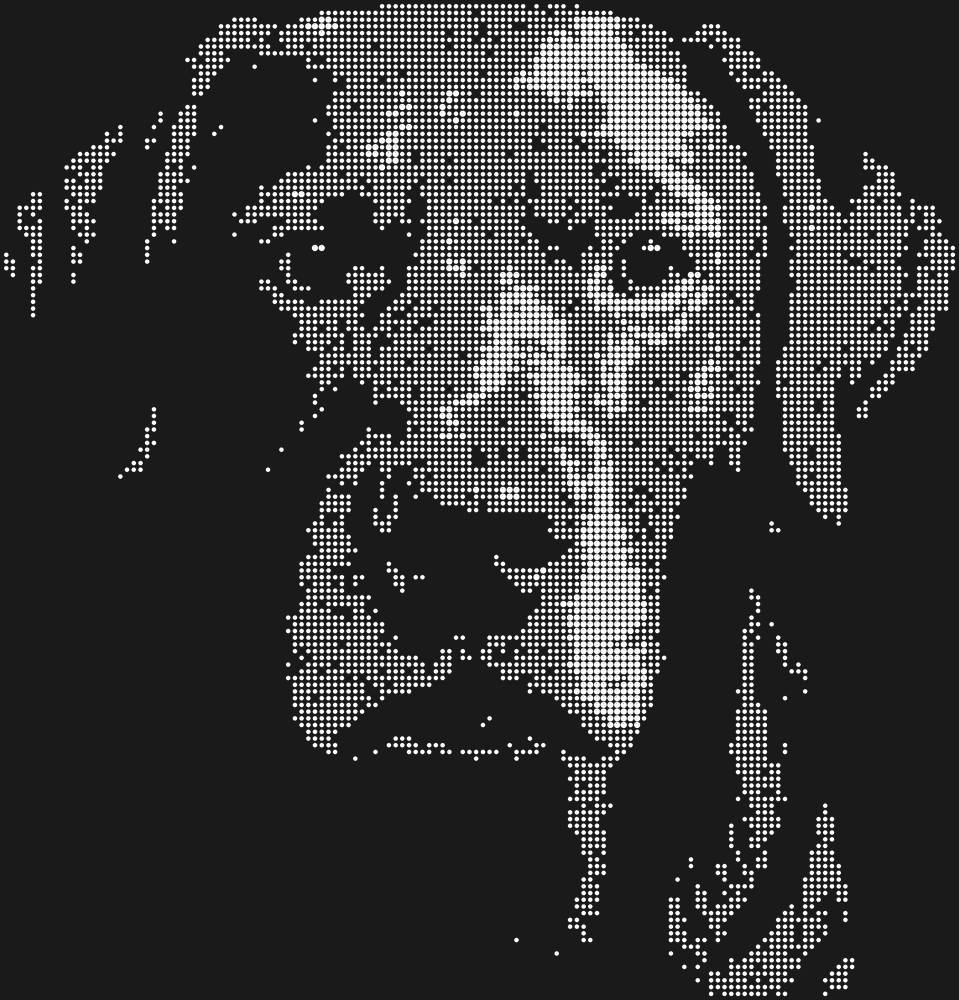 Трафарет Labrador — RHT_DOG3_MULTY_CRYSTAL_CLEAR