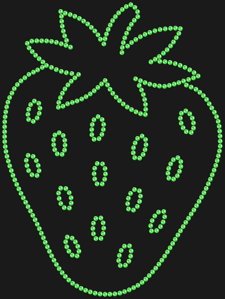 Трафарет Strawberry — RHT_STRAWBERRY2_SS16_LT_PERIDOT