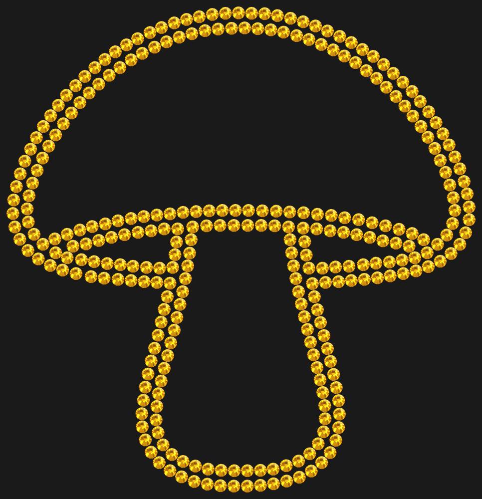 Трафарет Mushroom — RHT_MUSHROOM1_SS10_TOPAZ