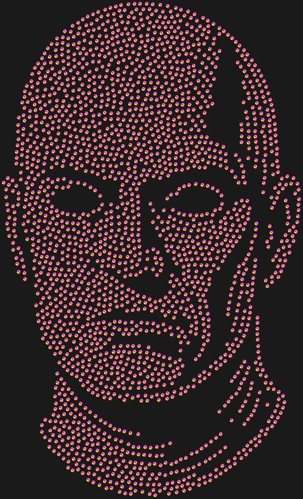 Трафарет Fantomas Mask — RHT_FANTOMAS1_SS16_RAINBOW