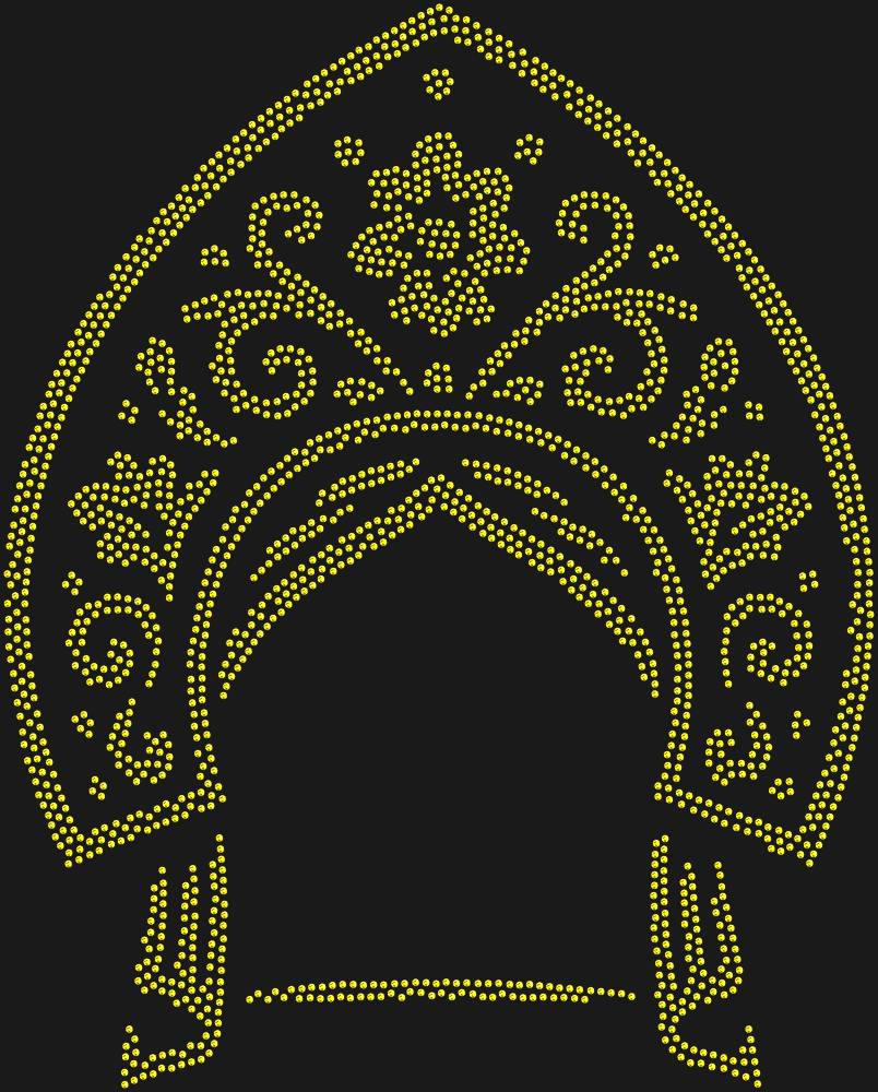 Трафарет Kokoshnik — RHT_KOKOSHNIK1_SS10_OLIVE