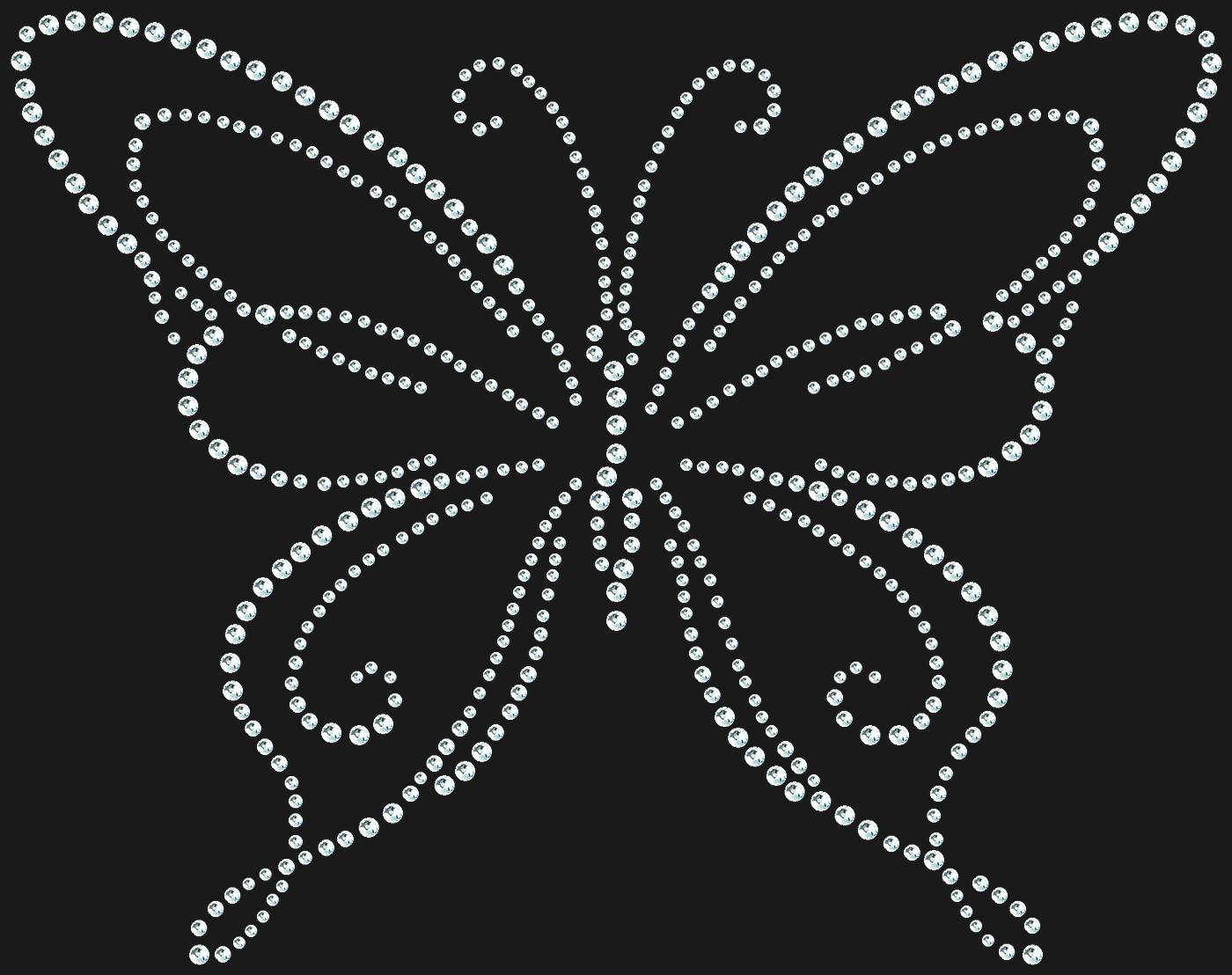 Трафарет Бабочка — BUTTERFLY6