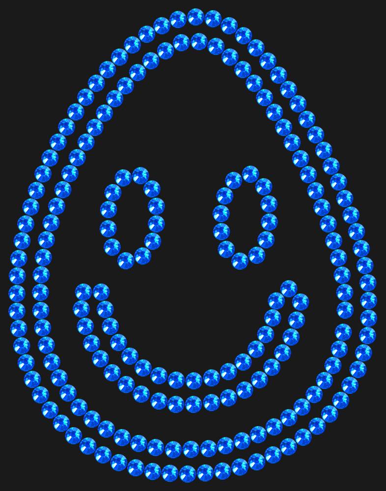 Трафарет A smile in a drop — RHT_SMILE4_SS16_SAPPHIRE
