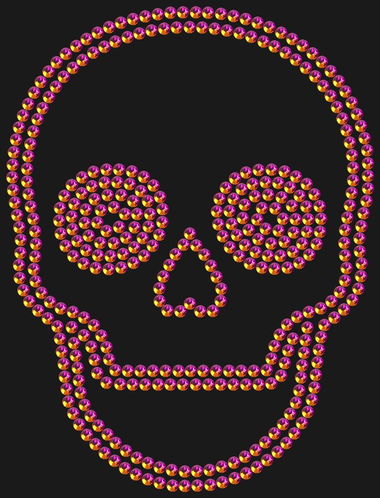 Трафарет Skull — RHT_SCULL2_SS10_RAINBOW