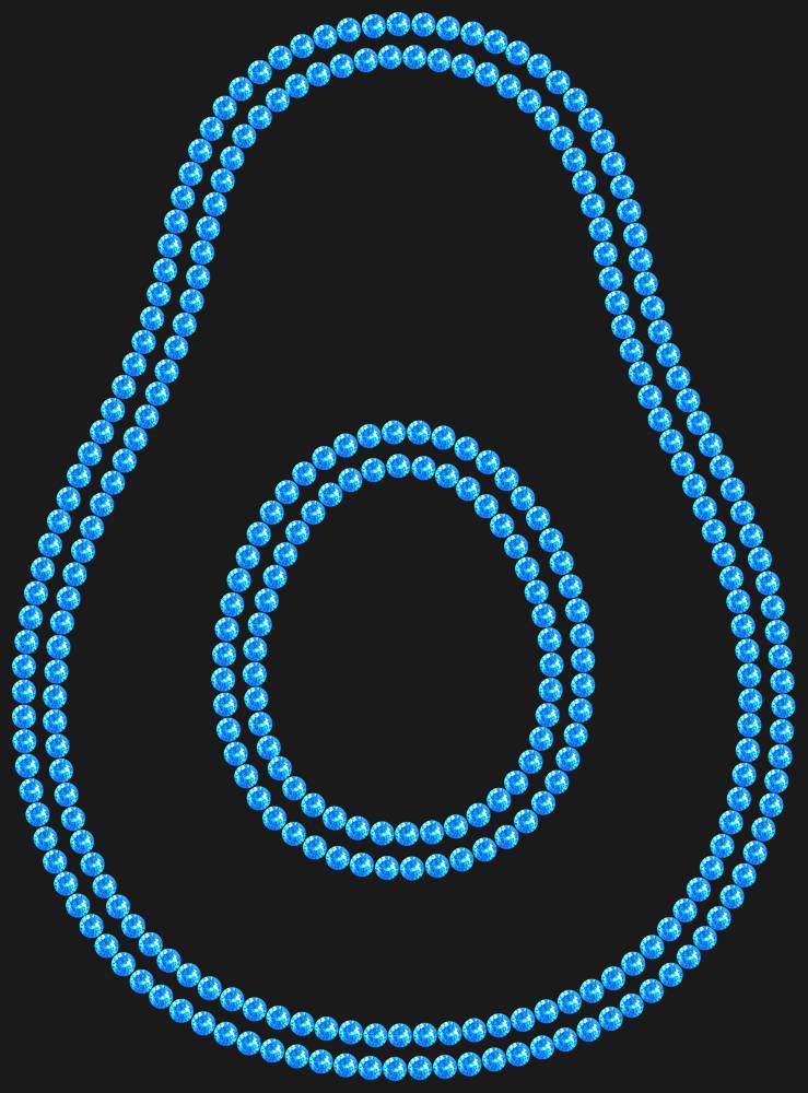 Трафарет Avocado — RHT_AVOCADO1_SS16_LT_SAPPHIRE