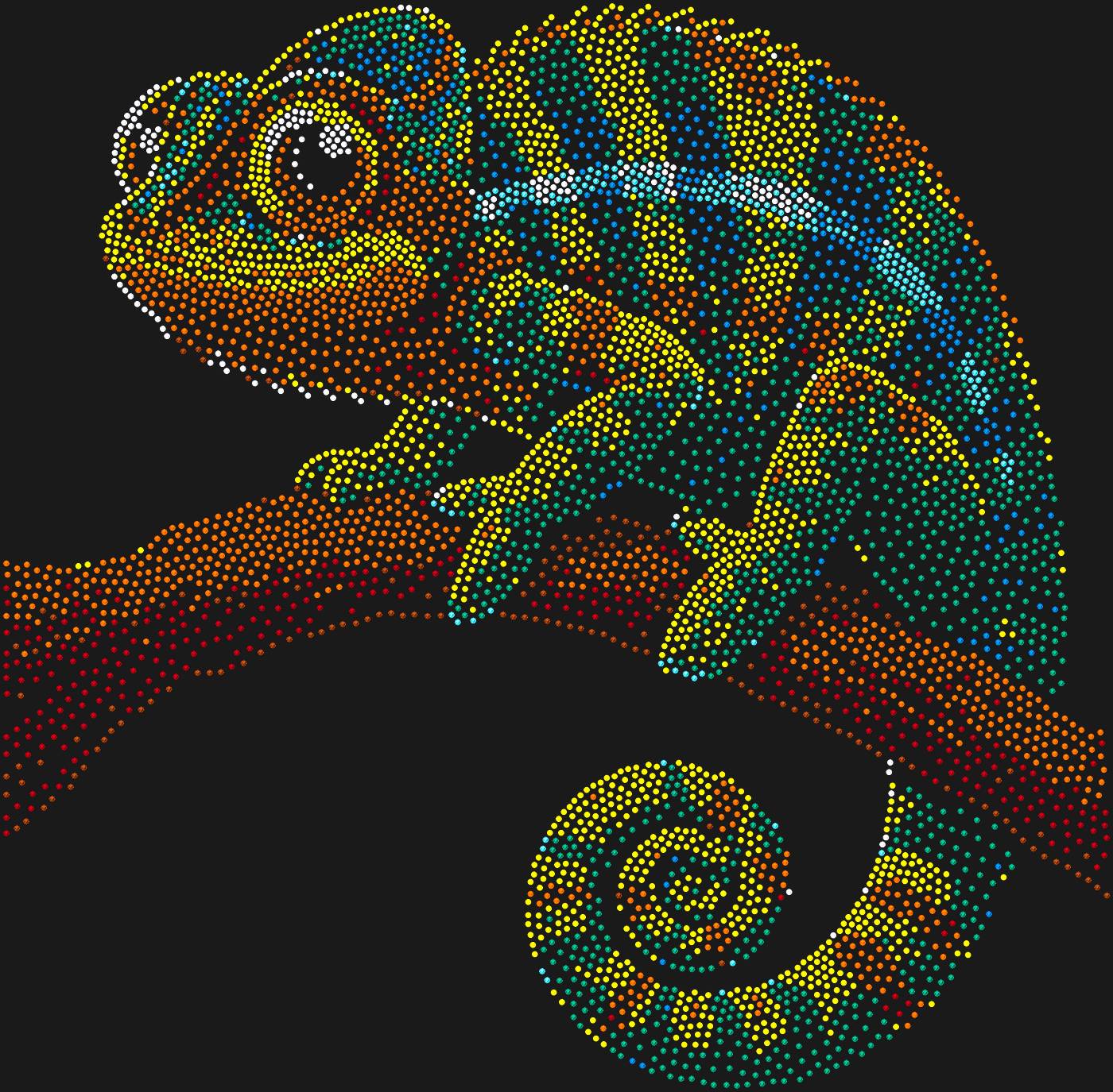 Трафарет Хамелеон — CHAMELEON4