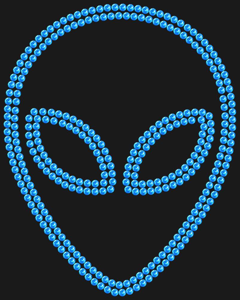 Трафарет Alien — RHT_UFO1_SS16_LT_SAPPHIRE