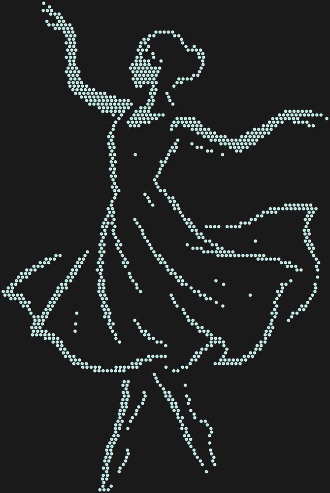 Трафарет Dancer — RHT_DANCER1_SS20_CRYSTAL_AB_DMC