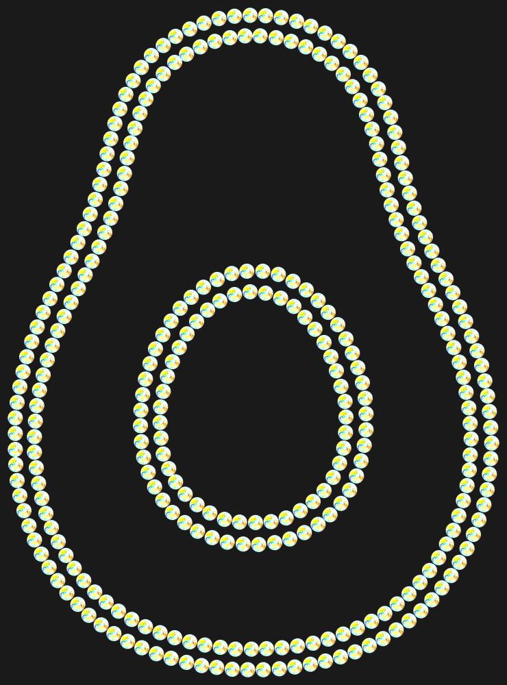 Трафарет Avocado — RHT_AVOCADO1_SS10_CRYSTAL_AB