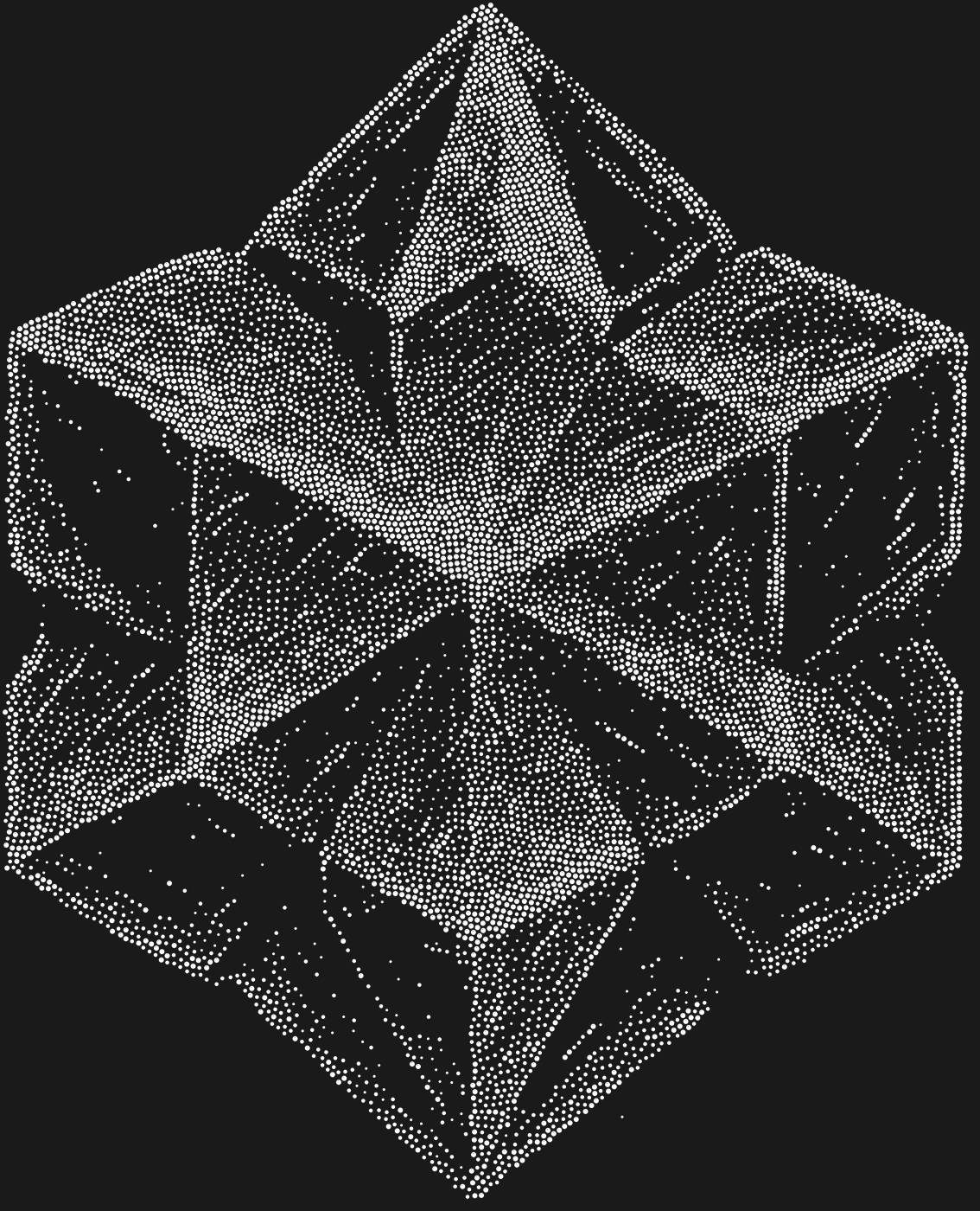 Трафарет Лёд 9 — ICEHEXAGON1