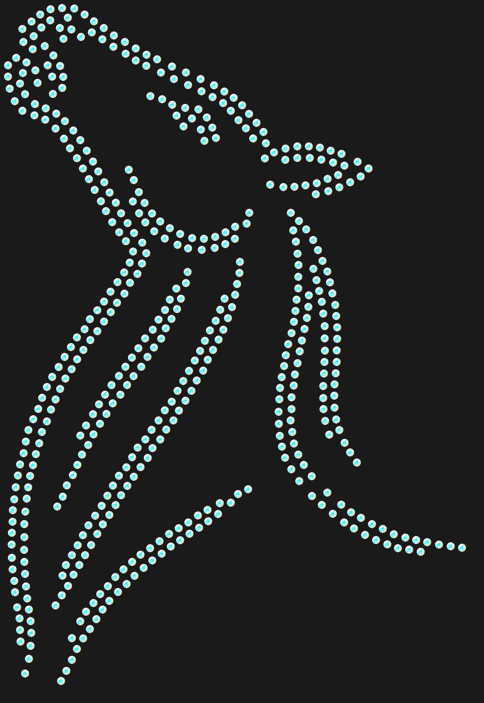 Трафарет Лошадь — HORSEHEAD3